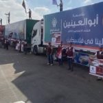 انطلاق قافلة التحالف الوطني 11 لدعم غزة بـ200 شاحنة محملة بـ4000 طن مواد غذائية.. فيديو