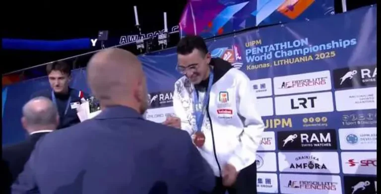 إنجاز تاريخي.. معتز وائل يحصد ذهبية بطولة العالم للخماسي الحديث