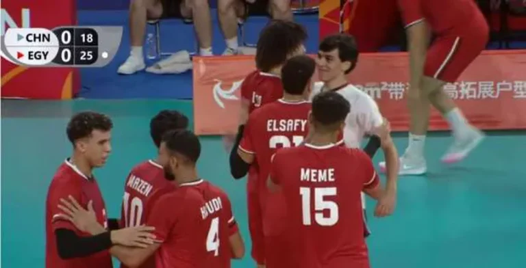 منتخب شباب الطائرة يتفوق على الصين ويتأهل إلى ثمن نهائي بطولة العالم