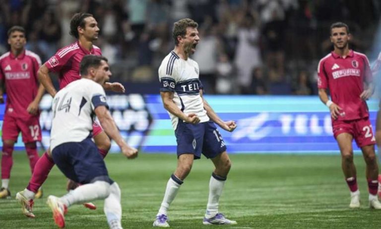 مولر يفتتح أهدافه في الدوري الأمريكي ويقود فانكوفر لفوز قاتل
                
                قاد الألماني توماس مولر فريق فانكوفر وايتكابس للفوز أمام سانت لويس سيتي في المجموعة الغربية من الدوري الأمريكي لكرة القدم.
                الإثنين، 25 أغسطس 2025 - 12:03