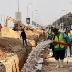 مياه جديدة لحدائق أكتوبر إنهاء مد خطوط المياه لمحور الشركات