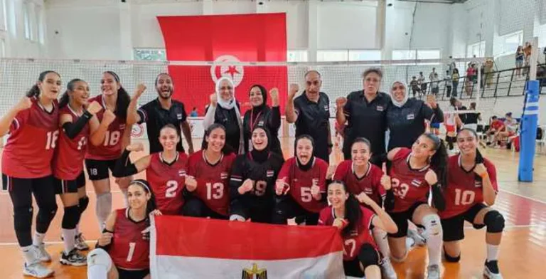 ناشئات فراعنة الطائرة يحلقن إلى نصف نهائي إفريقيا بعد هزيمة تونس