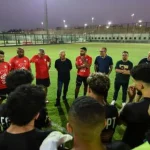 هاني أبو ريدة يتابع تدريبات منتخبات الشباب