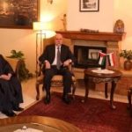 سفير مصر برام الله يستقبل وفدًا من رجال الدين الفلسطينيين دعمًا للموقف المصرى