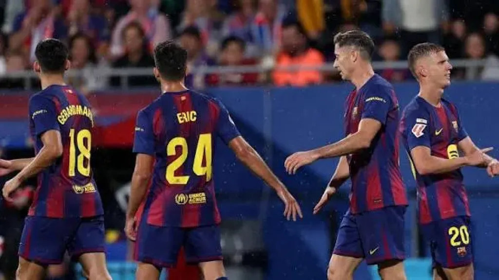 برشلونة ضد ريال اوفييدو في الدوري الاسباني