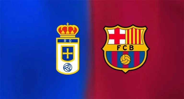 برشلونة يواجه أوفييدو بملعب كارلوس تارتيري ولاعبوه يوجهون لفتة دعم لغافي