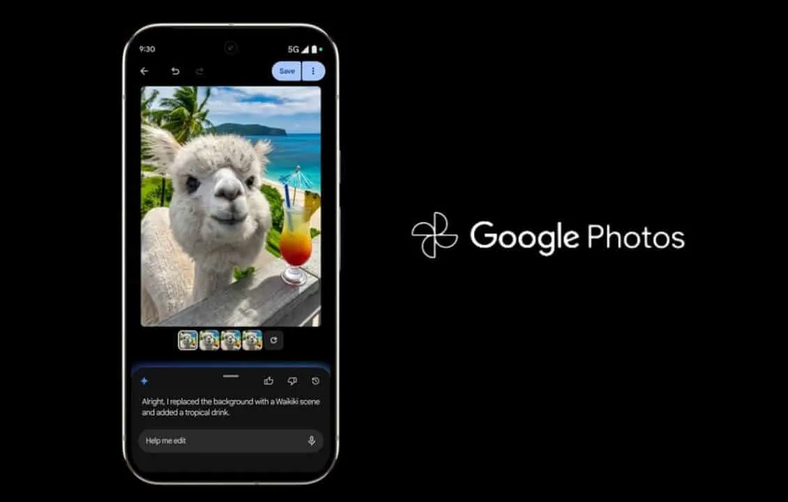 ميزة التحرير بالمحادثة جوجل فوتوز