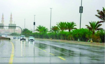 أمطار غزيرة ورياح شديدة على عدد من محافظات مكة