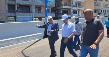 تجريب كوبري محمد نجيب وزير الإسكان يعلن أعمال توسعة كورنيش الإسكندرية