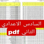 نتائج السادس الاعدادي 2025