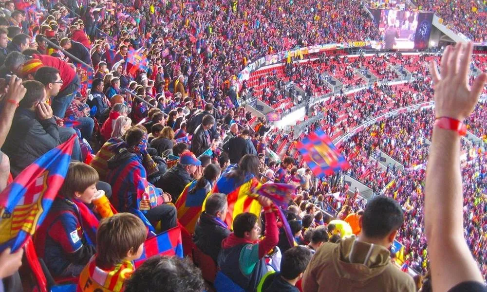 حضور جماهيري كبير لمباراة برشلونة وجيرونا