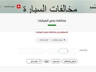 مخالفات المرور