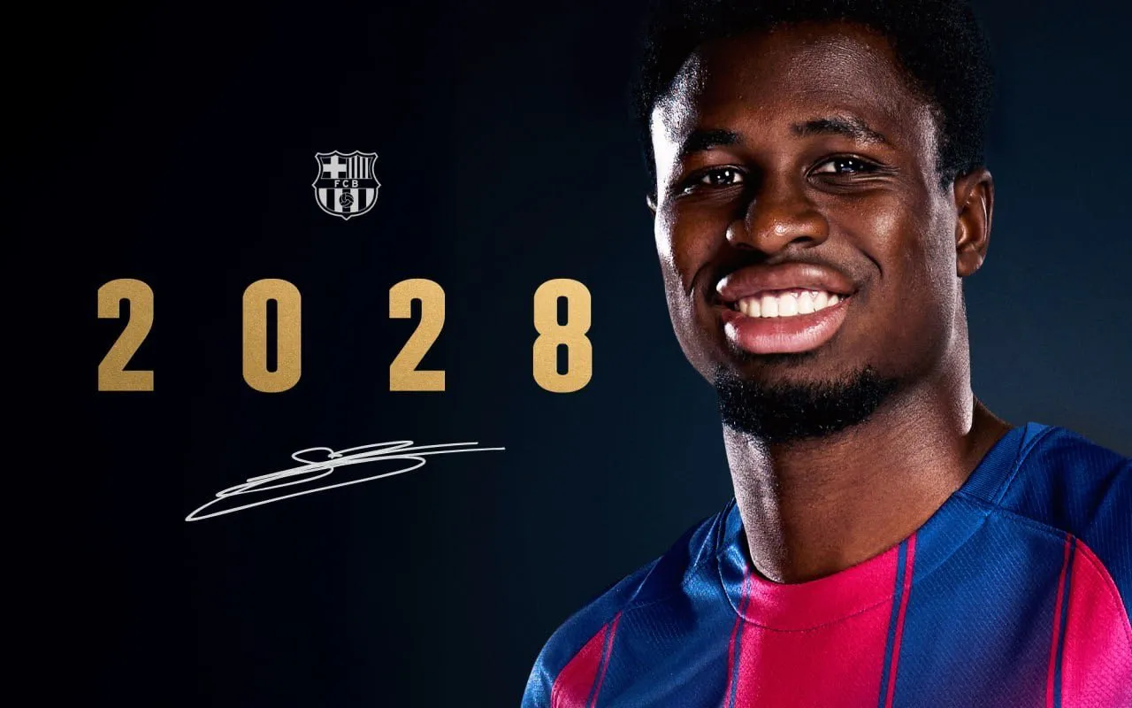 برشلونة يجدد عقد لاندري فاري