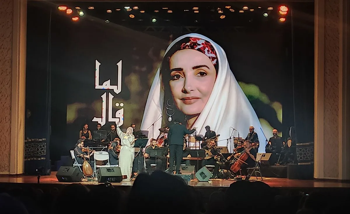 عايدة الأيوبي تتألق في ختام "هي الفنون" وتغني لفلسطين لأول مرة