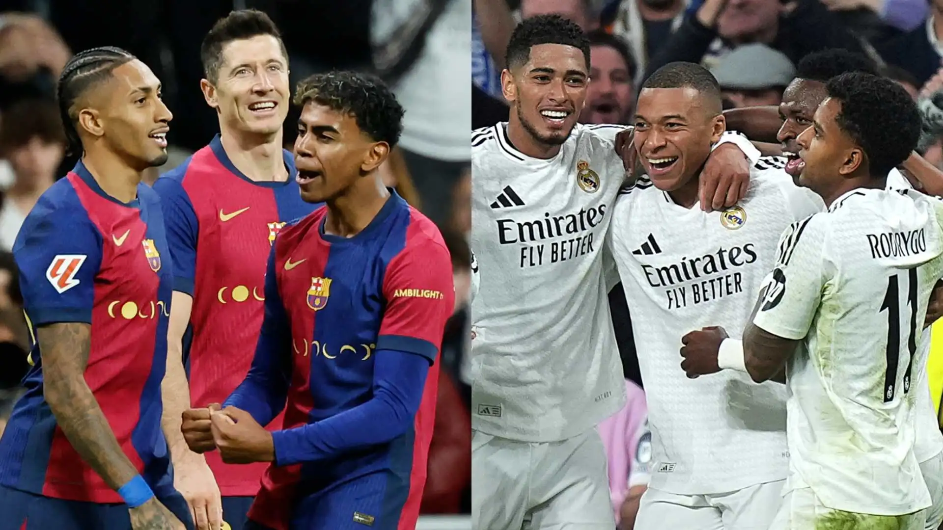 القنوات الناقلة لكلاسيكو برشلونة وريال مدريد