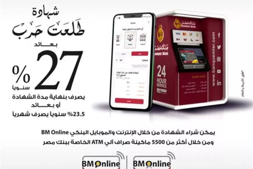 شهادات بنك مصر
