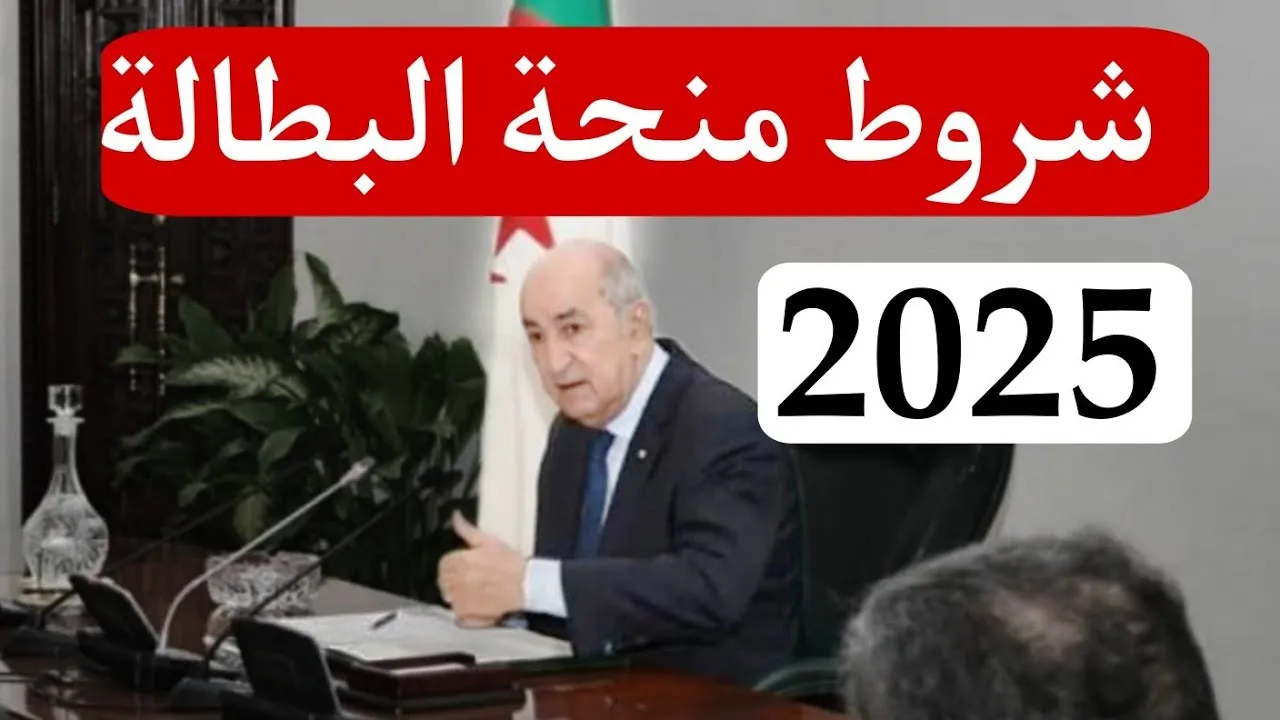 منحة البطالة 2025 بالجزائر