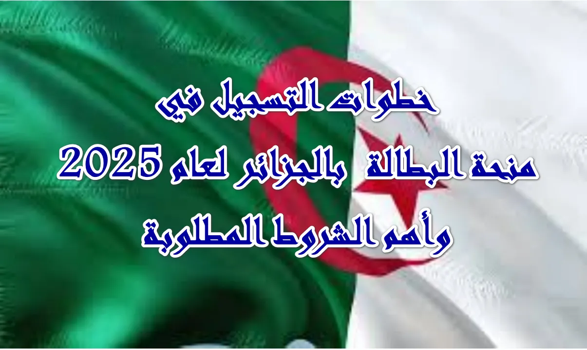 منحة البطالة 2025