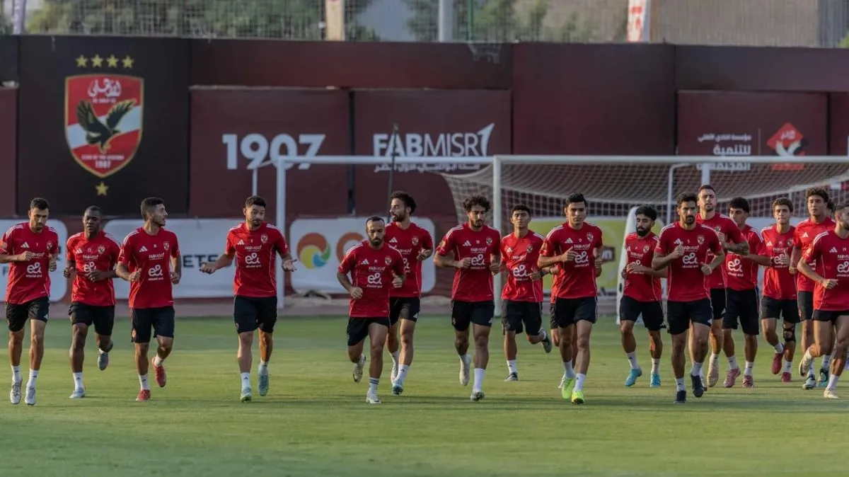 الأهلي يستعد لمباراة إيجل نوار