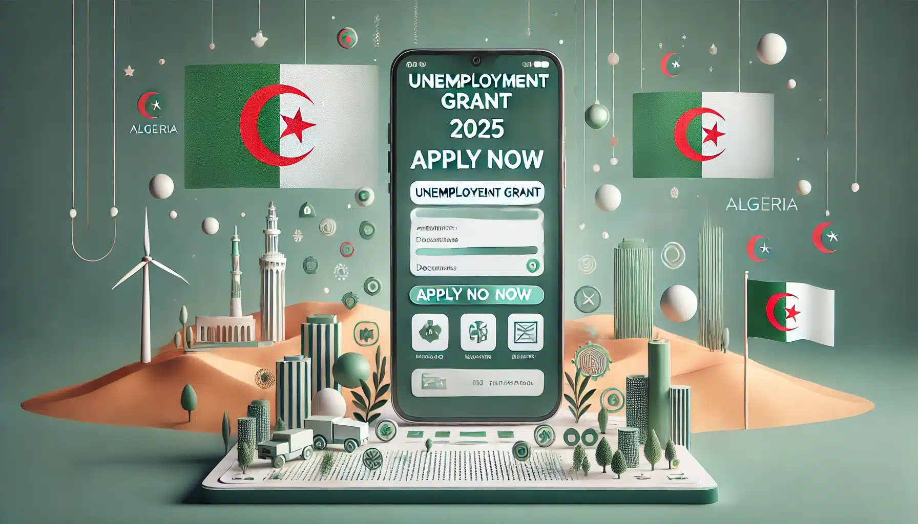 منحة البطالة الجزائرية 2025.